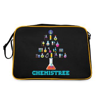 Chemistree Funny Chemist Physics Theoretical - Retro Bag - black/gold - Back