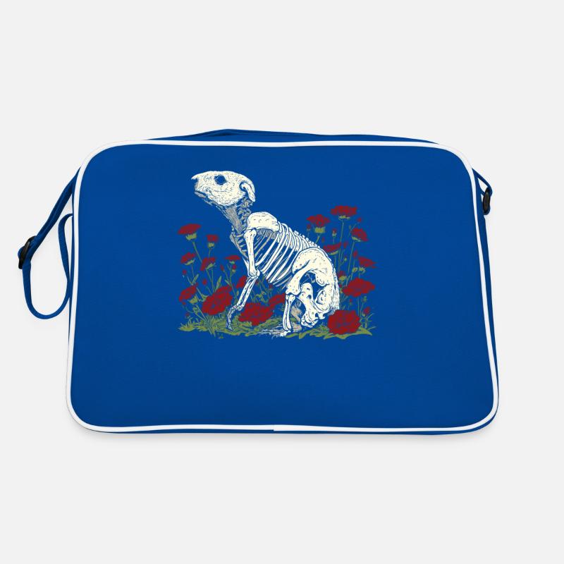 Beaver Flower Skeleton Flower Animal Retro Bag