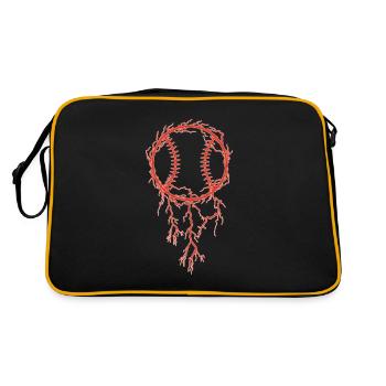 Tonnerre de baseball - Sac Retro - noir/or - Dos