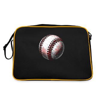 Baseball Doodle - Retro Bag - black/gold - Back