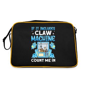 Claw Game Funny Claw Machine - Retro Bag - black/gold - Back