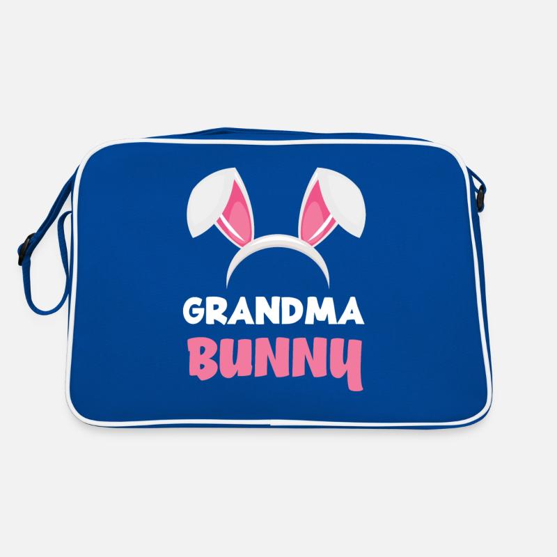 Grand-mère lapin de Pâques oreilles de lapin Pâques Sac Retro