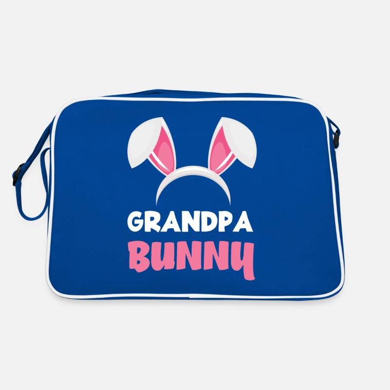 Grandpa Bunny Easter Bunny Ears Easter Retro Bag