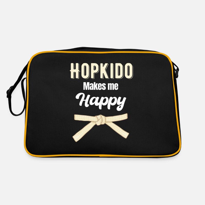 L’hapkido me rend heureux en boxe asiatique Sac Retro