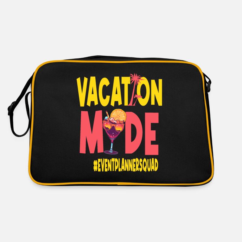Eventplanner Urlaub Vacy Mode Eventplannersquad Retro Tasche