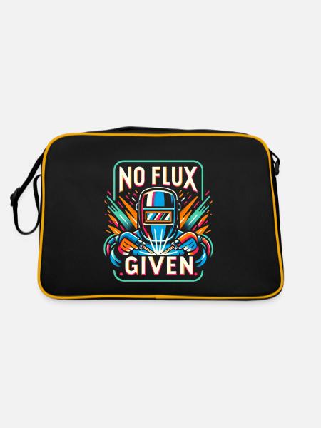 Pas de flux donné 12 - Sac Retro - noir/or - Dos