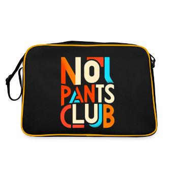 No Pants Club 11 - Retro Bag - black/gold - Back