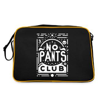 No Pants Club 13 - Retro Bag - black/gold - Back