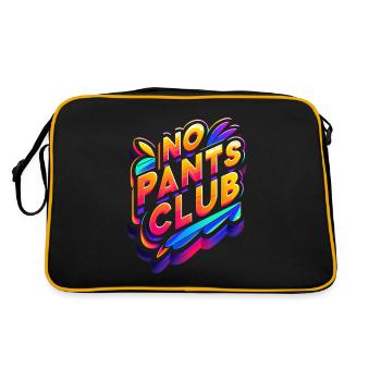 No Pants Club 6 - Retro Bag - black/gold - Back