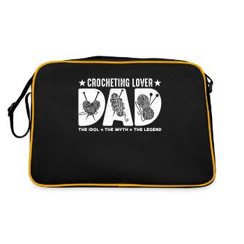 Crochet Lover Papa L’idole Le mythe Crochet - Sac Retro - noir/or - Dos