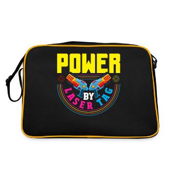Indoor laser tag party outfit laser tag - Retro Bag - black/gold - Back
