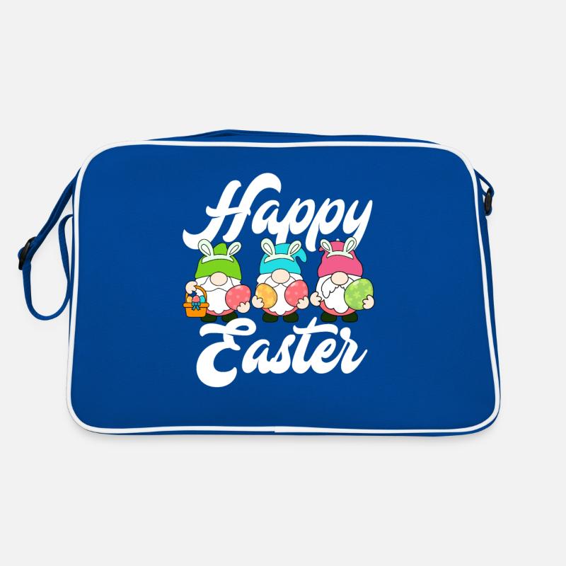 Frohe Ostern Retro Tasche