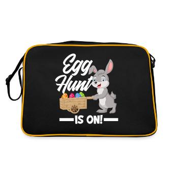 Oeufs de Pâques à la poursuite du lapin de Pâques Pâques - Sac Retro - noir/or - Dos