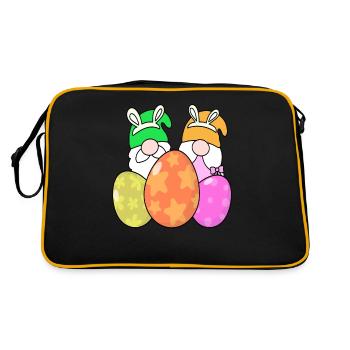 Oeufs de Pâques Pâques - Sac Retro - noir/or - Dos