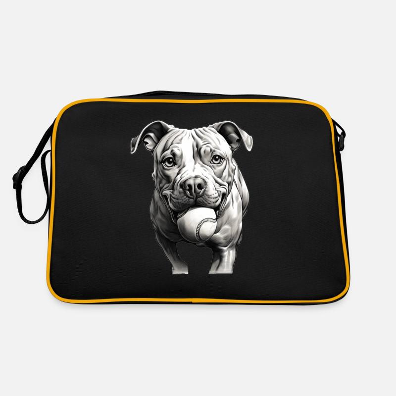 Pitbull Propriétaire de chien Vêtements de Sac Retro