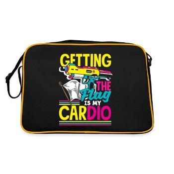 Indoor laser tag party outfit laser tag - Retro Bag - black/gold - Back