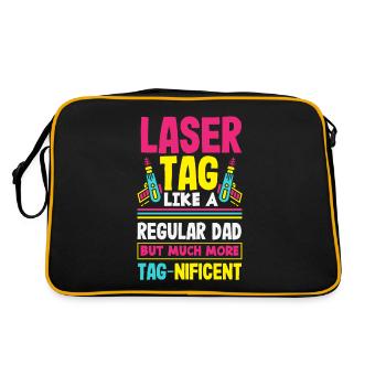 Indoor laser tag party outfit laser tag - Retro Bag - black/gold - Back