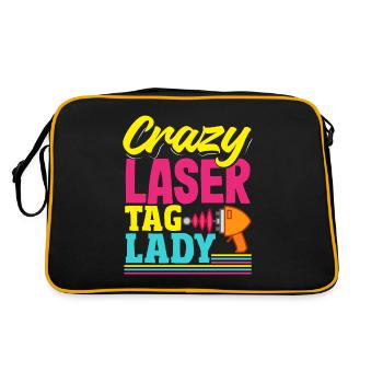 Indoor laser tag party outfit laser tag - Retro Bag - black/gold - Back