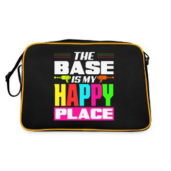 Indoor laser tag party outfit laser tag - Retro Bag - black/gold - Back