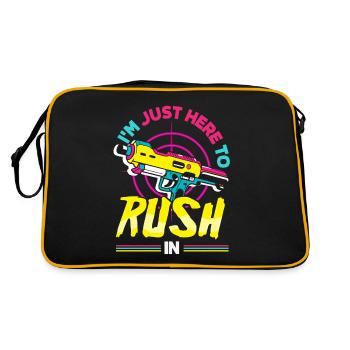 Indoor laser tag party outfit laser tag - Retro Bag - black/gold - Back