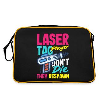 Indoor laser tag party outfit laser tag - Retro Bag - black/gold - Back