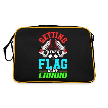 Indoor laser tag party outfit laser tag - Retro Bag - black/gold - Back