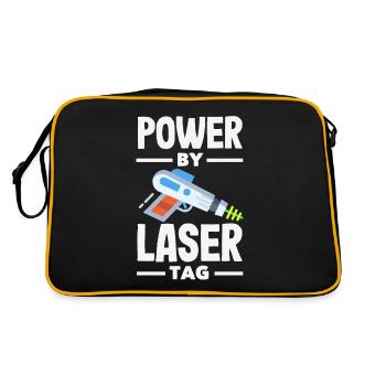 Indoor laser tag party outfit laser tag - Retro Bag - black/gold - Back