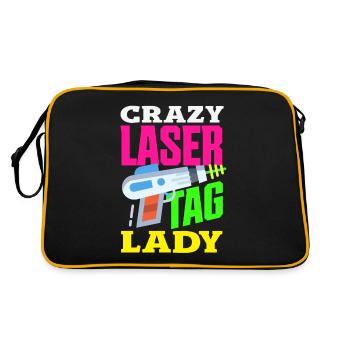 Indoor laser tag party outfit laser tag - Retro Bag - black/gold - Back