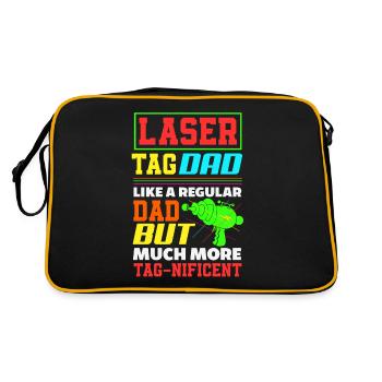 Indoor laser tag party outfit laser tag - Retro Bag - black/gold - Back