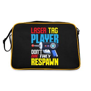 Indoor laser tag party outfit laser tag - Retro Bag - black/gold - Back