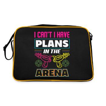 Indoor laser tag party outfit laser tag - Retro Bag - black/gold - Back