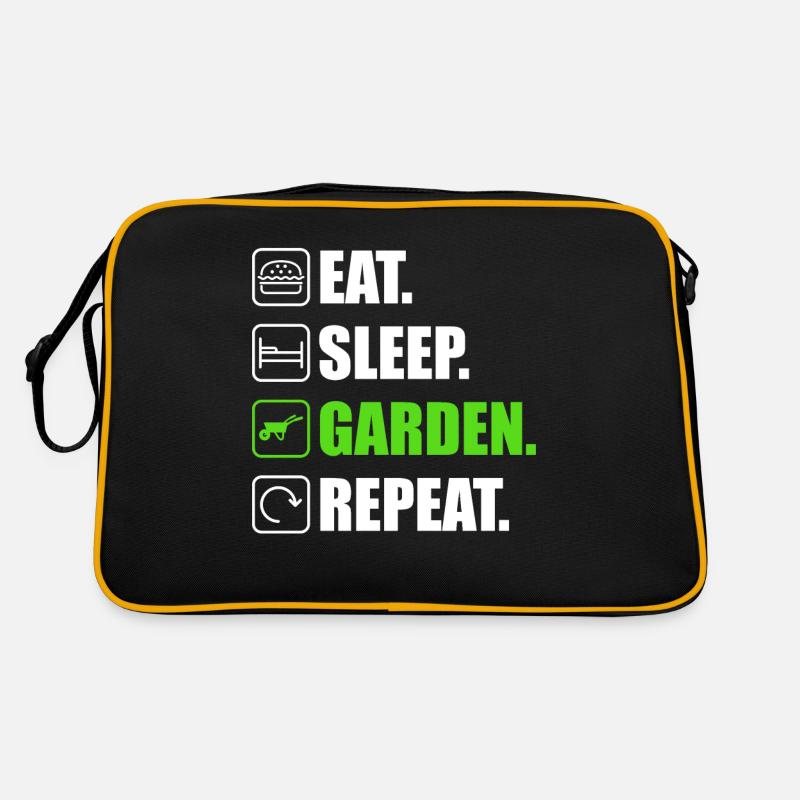 Manger Dormir Jardin Sac Retro