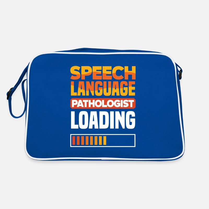 Sprachtherapeutin Sprachheilpädagogin Logopädin Retro Tasche