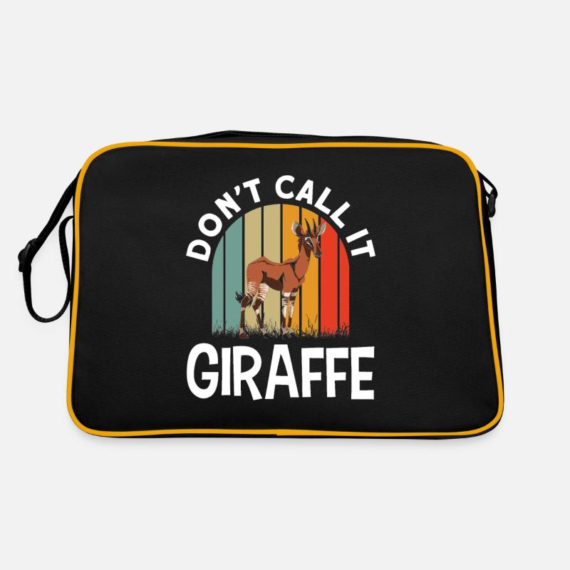 Lustiger Tierpfleger Okapi-liebhaber Retro Tasche