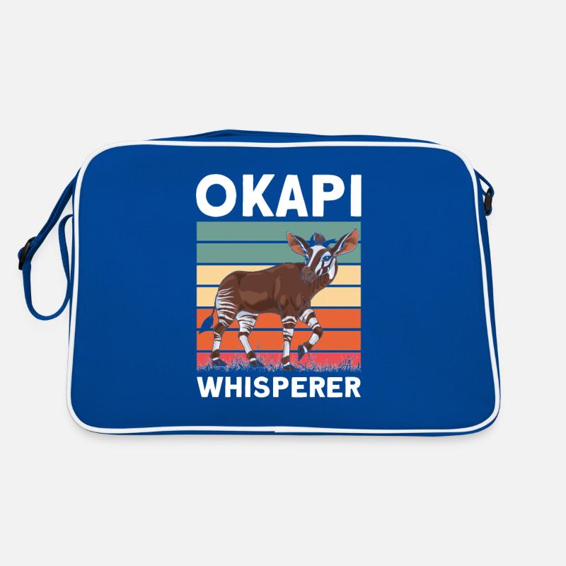 Lustiger Tierpfleger Okapi-liebhaber Retro Tasche