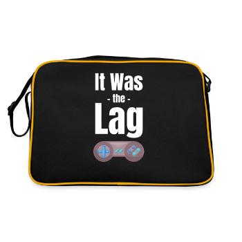 It was the lag funny video game enthusiasts - Retro Bag - black/gold - Back