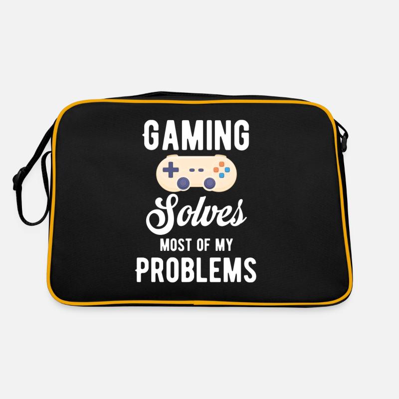 Gaming solves most of my problems. Jollier Retro Bag