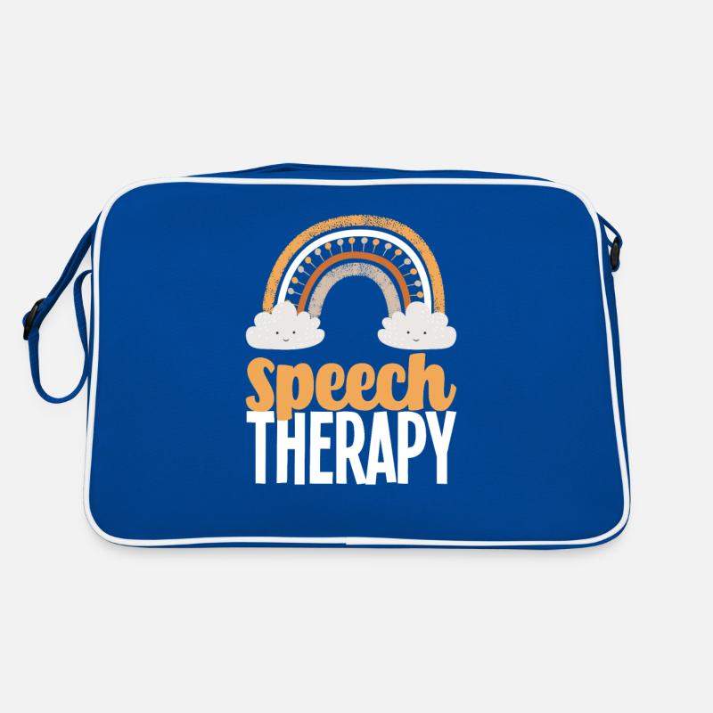 Sprachtherapeutin Sprachheilpädagogin Logopädin Retro Tasche