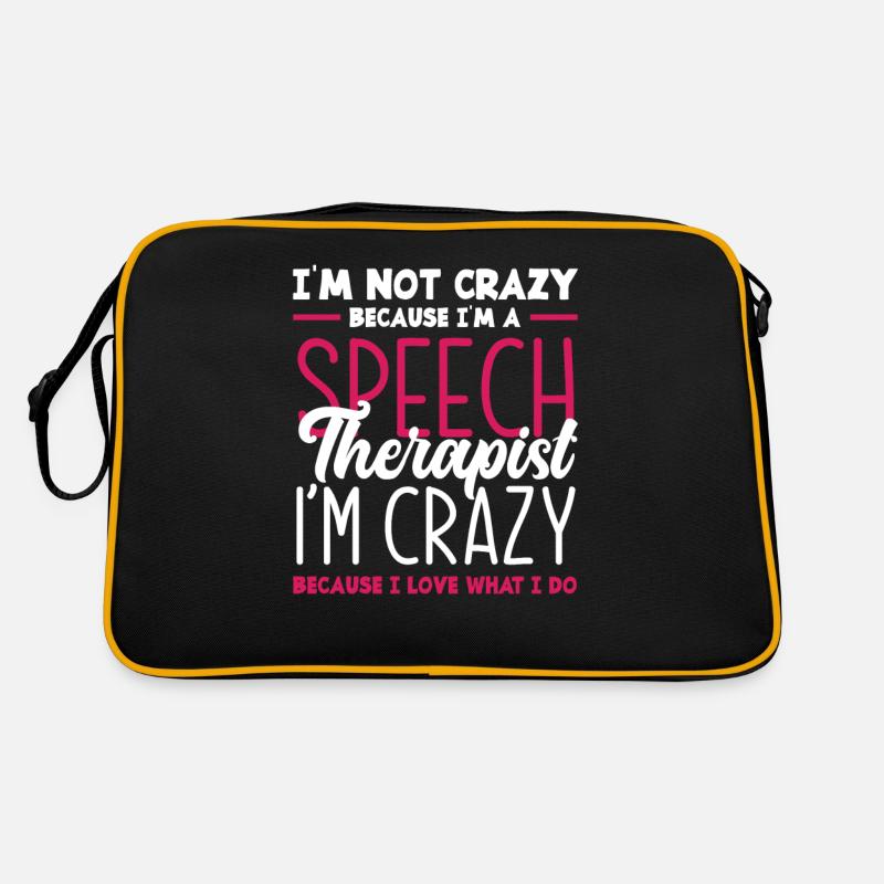 Speech therapist, speech therapist, speech therapist Retro Bag