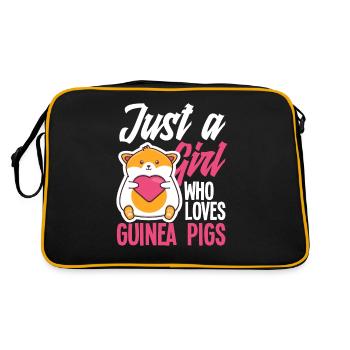 Cochon d’Inde Fille - Sac Retro - noir/or - Dos