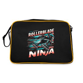 Rollerblade Ninja 13 - Retro Bag - black/gold - Back