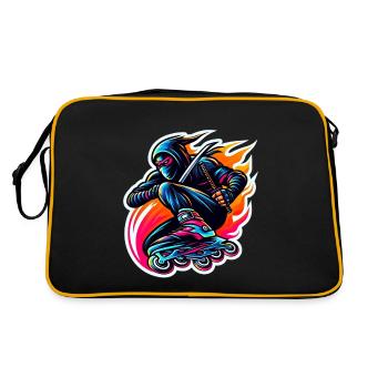 Rollerblade Ninja 10 - Retro Bag - black/gold - Back