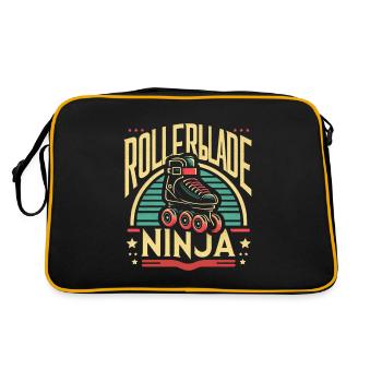 Rollerblade Ninja 8 - Retro Bag - black/gold - Back