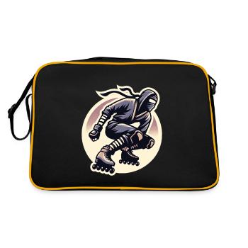 Rollerblade Ninja 9 - Retro Bag - black/gold - Back