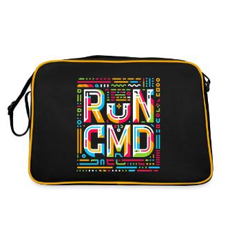 Exécutez Cmd 33 - Sac Retro - noir/or - Dos