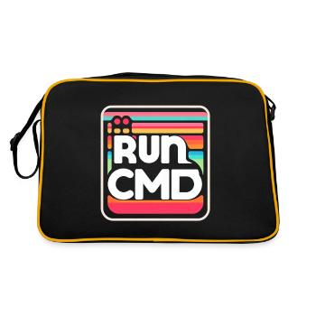 Exécuter Cmd 35 - Sac Retro - noir/or - Dos