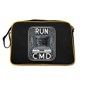 Exécuter Cmd 41 - Sac Retro - noir/or - Dos