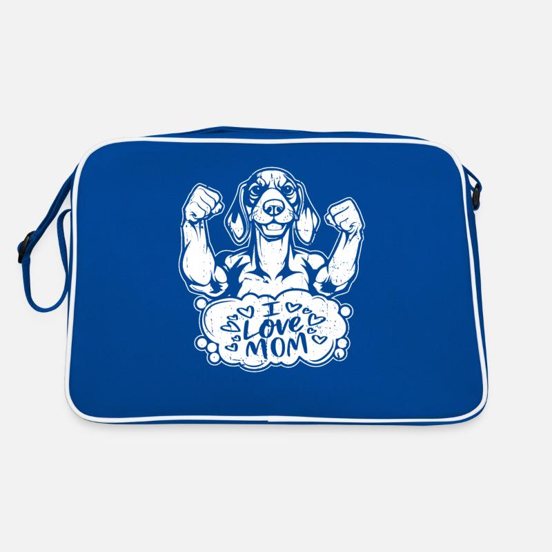 Dackel teckel j’aime maman Sac Retro