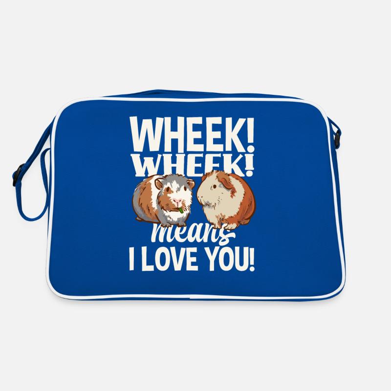 Cochon d’Inde Amour Animal Préféré Sac Retro