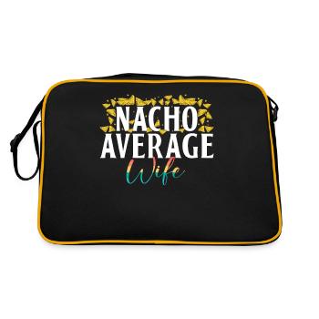 Lesbian Gifts - Retro Tasche - Schwarz/Gold - Hinten